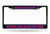 NFL Rico Industries Laser Cut Inlaid Standard Chrome License Plate Frame  New York Giants