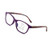 Progressive Multifocal Blue Light Blocking Reading Glasses Women Men-2-0X Purple