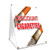 A-Frame Sidewalk Cigarettes Sign with Graphics On Each Side - 18 X 24 Print Size