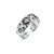 Silverline Jewelry 925 Sterling Silver Celestial Sky Sun Moon and Star Adjustable Open Toe Ring