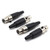 SiYear 5 Pin Mini XLR Female Jack TA5F Cable Connector Adapter for Microphone -4 Pack-