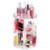Deksias Cosmetic Display Cases 360 Rotating Makeup Organizer Save Space 8 Layer Adjustable Bathroom Storage Shelf Transparent Large Capacity -Transpar