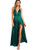 SheIn Womens Sexy Satin Deep V Neck Backless Maxi Party Evening Dress Dark Green Small SheIn Womens Sexy Satin Deep V Neck Backless Maxi Party Evening Dress Dark Green Small