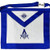 Master Mason Masonic Apron Square Compass With G White Cloth