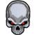 Hot Leathers Skull Eyes Patch -3 Width x 4 Height-