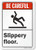 SmartSign Be Careful - Slippery Floor Sign - 7 x 10 Aluminum