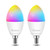 Smart Bulb LED Candelabra Bulb E12  WiFi Lighting Bulbs Work with Alexa  Google Home  Smart Life APP  Dimmable Color Changing RGB Ambiance Decorative