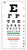 Snellen Wall Plastic Eye Chart Size 22 x 11 Inch-