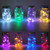 Solar Mason Jar Lid String Lights  8 Pack 20 Led String Fairy Star Firefly Jar Lids Lights with 8 Hangers Included -Jars Not Included-  for Mason Jar