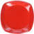 Solo Squared 10-25in Plastic Plates 30 CT - Red