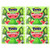 Sour Watermelon Peeps Marshmallow Candy Chicks Easter Basket Stuffers  4 Packs of 10