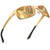 SOXICK Night Driving Glasses for Men Women Anti Glare Rainy Safe HD Night Vision Glasses Polarized Driving G lasses -Golden3-