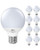SHINESTAR 8-Pack Dimmable G25 LED Vanity Light Bulbs 60 watt Equivalent  Daylight 5000K  E26 LED Globe Light Bulbs for Bathroom  Vanity Makeup Mirror