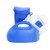 Portable Urinal for Women and Men  OOCOME Urinal Bottle Spill Proof Bedside Urinals 2000ml Travel Camping Urinal Toilet Pee Bottle with Long Hose -Blue-
