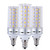 E12 LED Bulbs, 8W LED Candelabra Light Bulbs 100 Watt Equivalent, 1000lm, Warm White 3000K LED Chandelier Bulbs, Decorative Candle Base E12 Non-Dimmable LED Lamp, Pack of 3