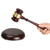 Wooden Handcrafted Wood Gavel Sound Block for Lawyer Judge Auction Sale