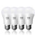 MayJazz A19 4 Pack LED Light Bulbs 5000k Daylight 15W -100W Equivalent- 1600Lumen E26 Medium Screw Base Bulb