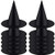 Aneco 12 Pack Halloween Witch Hat Cap Halloween Witch Costume Accessory for Halloween Party Favor  Black