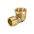 uxcell Brass Pipe Fitting 90 Degree Street Elbow G1-2 Male X G1-2 Female