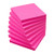 Sticky Notes 3x3 Self-Stick Notes Bright Colors Sticky Notes 8 Pads 80 Sheet-Pad -Rose Red-