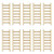 AUEAR  10 Pcs Miniature Wooden Ladders Fairy Garden Accessories Mini Wood Step Micro Landscape Ornament for DIY Dollhouse Décor