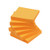 Early Buy Pop Up Sticky Notes 3x3 Refills Self-Stick Notes 6 Pads  Solid Color  100 Sheets-Pad -Orange-
