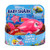 Robo Alive Junior Baby Shark Battery-Powered Sing and Swim Bath Toy by ZURU - Mommy Shark -Pink- -Custom Packaging-