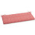 Pillow Perfect Outdoor | Indoor Herringbone Tomato Bench Cushion