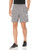 adidas mens Essentials All Over Print Shorts Solid Grey-White Medium