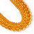 Yochus 10mm Citrine Beads Round Loose Beads Natural Stone Beads for Jewelry Making