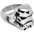 Animewild Star Wars 3D Storm Trooper Ring Size -9-