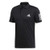 adidas Mens Club 3-Stripes Tennis Polo Shirt  Black-White  Medium