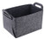 Storage Basket Felt Storage Bin Collapsible and Convenient Box Organizer with Carry Handles for Office Bedroom Closet Babies Nursery Toys DVD Laundry Or