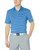 adidas Golf Ultimate Classic Merch Polo  True Blue-Active Purple-Grey Two  Small
