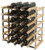 Final Touch 30 Bottle Wine Rack, Natural Finish