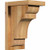 Ekena Millwork COR06X08X12NEB01RDF New Brighton Rough Sawn Corbel with Backplate