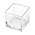 CYS EXCEL Glass Cube Vase -4-75x4-75x4-75- - Multiple Size Choices Square Wedding Centerpieces - Cubic Glass Candle Holder Vases