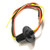 Taidacent 3 Wires 4 Wires 5A 10A 15A 30A Electrical Slip Ring Collector Ring Rotary Electrical Contact Joint Rotary Connector Commutator -3 Wires 30A