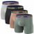 SUMABA Mens Bamboo Underwear  big and tall boxer briefs L