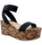 CHARLES BY CHARLES DAVID womens Elasticized Sandal Platform  Black  9 US
