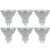 Sunlite 35AR111-FL-12V-6PK 35W AR111 Aluminum  24  G53 5MR11-CG-GU4-NFL-12V-6PK Halogen 5W 12V MR11 Quartz Reflector Narrow Floodlight Bulbs  30° 3200