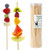 Brandonsuper Bamboo Skewers 8 Inch -200 Pcs- Natural BBQ for Shish Kabob  Grill  Appetizer  Fruit  Corn  Chocolate Fountain