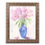 Blue Vase No.4 Framed Artwork by Sheila Gold Ornate Frameen, 16 by 20-Inch, Gold Ornate Frame