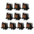 uxcell 10Pcs Toroid Magnetic Inductor Monolayer Wire Wind Wound 2mH Inductance Coil