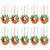 uxcell 10Pcs Horizontal Toroid Magnetic Inductor Monolayer Wire Wind Wound 220uH Inductance Coil