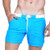 Taddlee Men Swimwear Solid Basic Long Swim Boxer Trunks Board Shorts Swimsuits  Blue  Medium