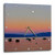 3dRose DPP-171498-2 Tahoe Boat Sunset Wall Clock  13 by 13