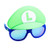 Sun-Staches Costume Sunglasses Lil Characters Luigi Party Favors UV400