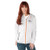 G-III Womens Spring Training Light Weight Full Zip Jacket  White  X-Large