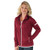G-III Womens Batter Light Weight Full Zip Jacket  Cardinal  Small